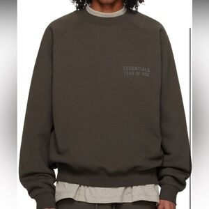 Fear of God ESSENTIALS Raglan Fleece Crewneck Sweatshirt